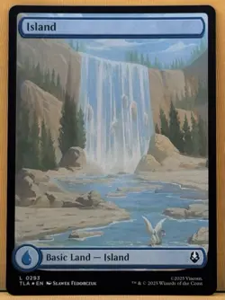 MTG Avatar: The Last Airbender Full Art Island - Basic Land - L0293 NM/MT - Image 1