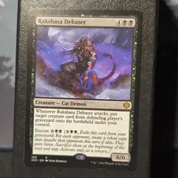 Magic: The Gathering Rakshasa Debaser Starter Commander Decks Black Rare - Image 1