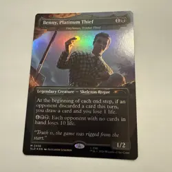 Benny, Platinum Thief - Tinybones FOIL 2458 Secret Lair SLD MTG Mythic Unplayed - Image 2