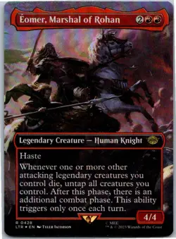 Eomer, Marshal of Rohan (Borderless) R Foil Universes Beyond: The Lord of the Ri - Image 1