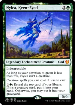 X 1 Nylea, Keen-Eyed NM-M Theros Beyond Death 185 MTG Magic The Gathering - Image 1