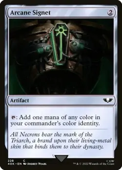 🧙Arcane Signet 228 C 40K Warhammer 40K MTG - Image 1