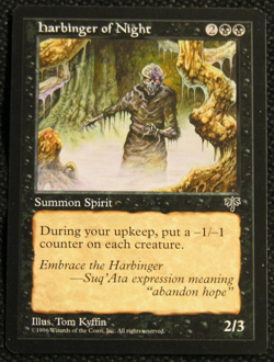 Harbinger of Night - Mirage - Magic the Gathering (MTG) *NM* - Image 1