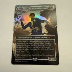 Lucy MacLean, Positively Armed FOIL 2447 Secret Lair SLD MTG Mythic Unplayed NM - Image 1