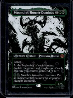 2023 Magic MTG Phyrexia: All Will Be One Zopandrel Hunger Dominus AF Rare #458 - Image 1