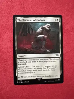 The Torment Of Gollum - Lord Of The Rings LTR Tales Of Middle-Earth MTG #110 - Image 1