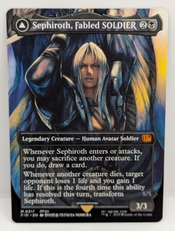 Sephiroth, Fabled SOLDIER (0317) (Borderless) Final Fantasy Regular NM MTG - Image 1