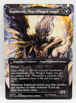 Sephiroth, Fabled SOLDIER (0317) (Borderless) Final Fantasy Regular NM MTG - Image 2