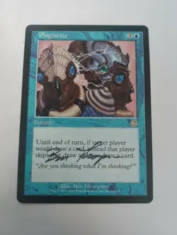 Plagiarize Torment Edition Signed Ben Thompson MTG Magic the Gathering - Image 1