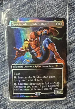 MTG Spectacular Spider-Man (Borderless Foil) - Spider-Man Media Promos 002 - Image 1