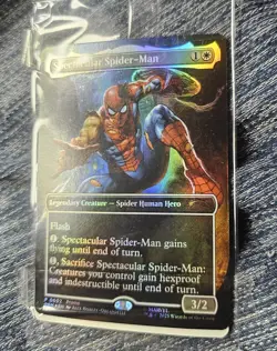 MTG Spectacular Spider-Man (Borderless Foil) - Spider-Man Media Promos 002 - Image 2