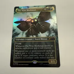 The Wise Mothman FOIL Borderless 2455 Secret Lair SLD MTG Mythic Unplayed Mint - Image 1