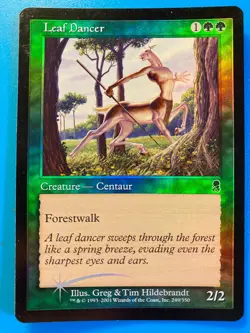 MTG 1x FOIL Leaf Dancer Odyssey Pauper Magic the Gathering Card x1 NM - Image 1