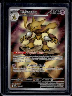 2025 Pokemon MEP Black Star Promos Alakazam #009 - Image 1