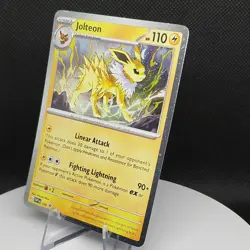 Jolteon Cosmos Pokemon Holo 169 Scarlet & Violet Promo HP 110 - Image 5