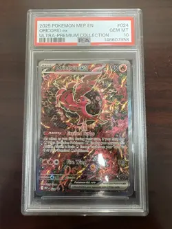 PSA 10 Oricorio ex 024 MEP Mega Evolution Promo Mega Charizard ex UPC Pokemon - Image 1