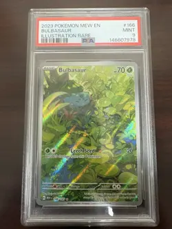 🔥Bulbasaur PSA 9 2023 Pokemon TCG 151 166/165🔥 - Image 1