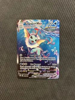 Pokemon TCG Vaporeon Vmax SWSH182! NM Condition! See Description! - Image 1