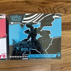 Pokemon TCG Black Bolt and White Flare Elite Trainer Box ETB Set of 2 Sealed - Image 3