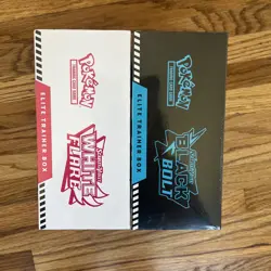 Pokemon TCG Black Bolt and White Flare Elite Trainer Box ETB Set of 2 Sealed - Image 5