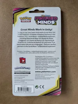 Pokemon Sun and Moon Unified Minds Blister Booster Pack PIKACHU NEW SEALED - Image 2