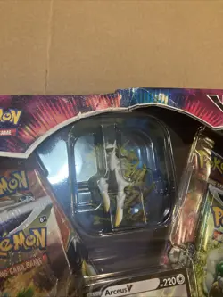 Pokemon Arceus V Figure Collection Box Cosmic Eclipse Pack Damage Factory Sealed - Image 2