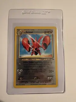 Pokemon Scizor 29/75 Neo Discovery Rare Unlimited Regular NEAR MINT NM non holo - Image 1