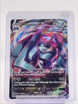 METAGROSS VMAX 2021 POKEMON SWSH CHILLING REIGN RARE 113/198 Q5600 - Image 1