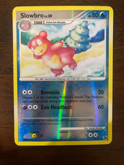 Pokemon TCG Slowbro 54/106 Reverse Holo Foil Great Encounters MP - Image 1