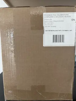 2021 Pokemon Celebrations Lance's Charizard V & Dark Sylveon V Collection Case - Image 1