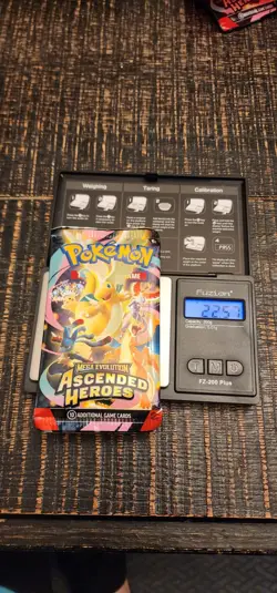 VERY HEAVY!!! GOD PACKUUU 22.57g Ascended Heroes Pokemon TCG Booster - Image 1
