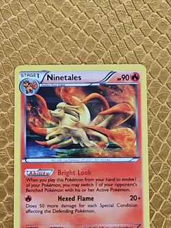 NM Ninetales BW66 Black Star Promo Holo Black & White Cosmos Holo Pokemon - Image 4