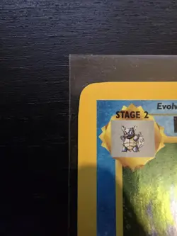 Pokemon TCG Blastoise 2/130 Holo Swirl Base Set 2 MP Vintage - Image 5
