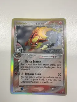 Pokemon TCG: Flareon 5/113 EX Delta Species Stamped Holo mint/LP - Image 1