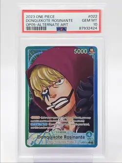 DONQUIXOTE ROSINANTE 2023 ONE PIECE AWAKENING ERA ALT ART #022 PSA 10 Q5600 - Image 1