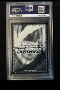 PSA8 Signed Weiss Schwarz Sword Art Online 10th SAO/S71-032SP SP Leafa Kirito - Image 2