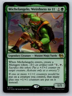Michelangelo, Weirdness to 11 Teenage Mutant Ninja Turtles Foil - Image 1