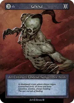 Sorcery: Contested Realm Ghoul Ordinary Foil NM (GT) - Image 1