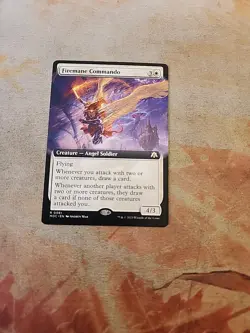 Firemane Commando Extended Art Commander March Of The Machines MTG NM - Image 1
