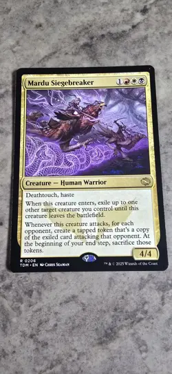 Mardu Siegebreaker Tarkir: Dragonstorm Regular Creature Human Warrior Rare MTG - Image 1