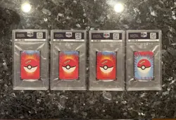 1999 Bicycle Pokemon Mini Playing Cards PSA 10 Set of 4 - Image 2