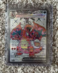 Pokemon TCG Charizard ex 215/197 SV03: Obsidian Flames Ultra Rare Full Art Holo - Image 1