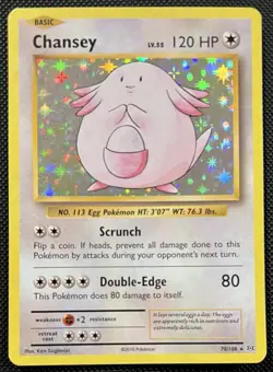 2016 Pokemon Chansey Holo 70/108 XY Evolutions LP - Image 1