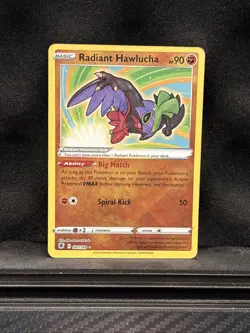 Radiant Hawlucha 081/189 Pokemon TCG Sword & Shield Astral Radiance Holo Rare NM - Image 1
