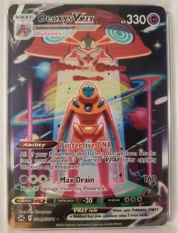 2023 POKEMON SWORD & SHIELD CROWN ZENITH #GG45 FULL ART/DEOXYS VMAX PSA 10 - Image 2