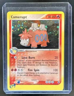 2003 Pokemon EX Ruby & Sapphire Camerupt Holo #4/109 - Image 1
