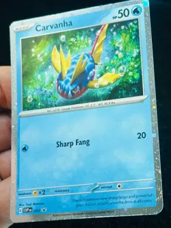 Carvanha SVP 093 Black Star Promo - LP - NM - Pokemon TCG Card - Image 2