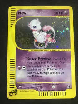 Pokemon Mew Expedition Base Set Holo Rare Basic 50 HP Card 019/165 English NM - Image 1