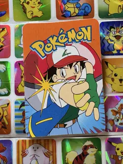 Pokemon 151 Vintage Pocket Monsters Vending HOLO Prism Sticker 2000 Nintendo - Image 5