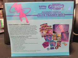 Pokemon Center Exclusive Fusion Strike Elite Trainer Box New, Sealed, Mew *Dent* - Image 5